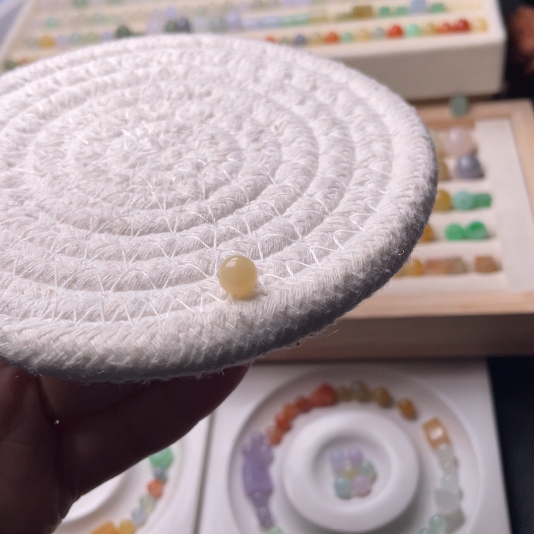 未镶嵌手链翡翠卡6黄珠