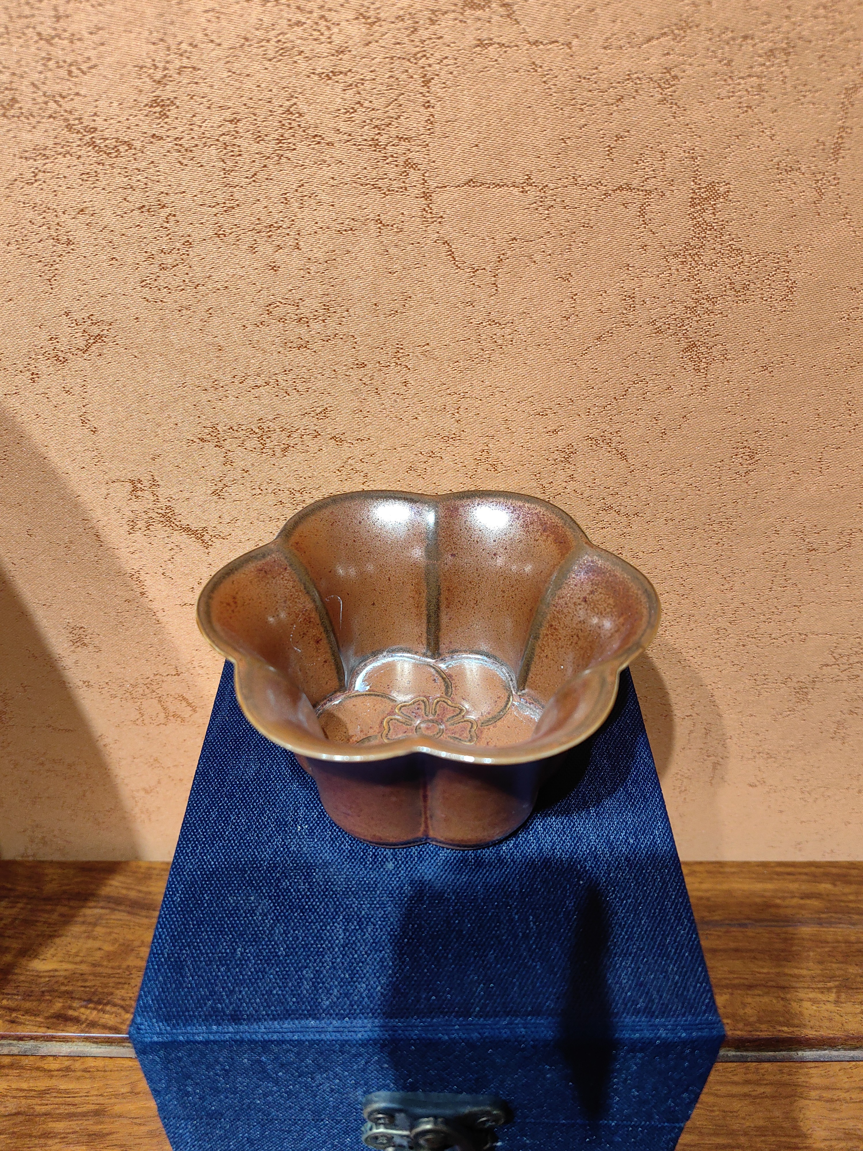 景德镇手工高温颜色釉小香炉/甜点杯