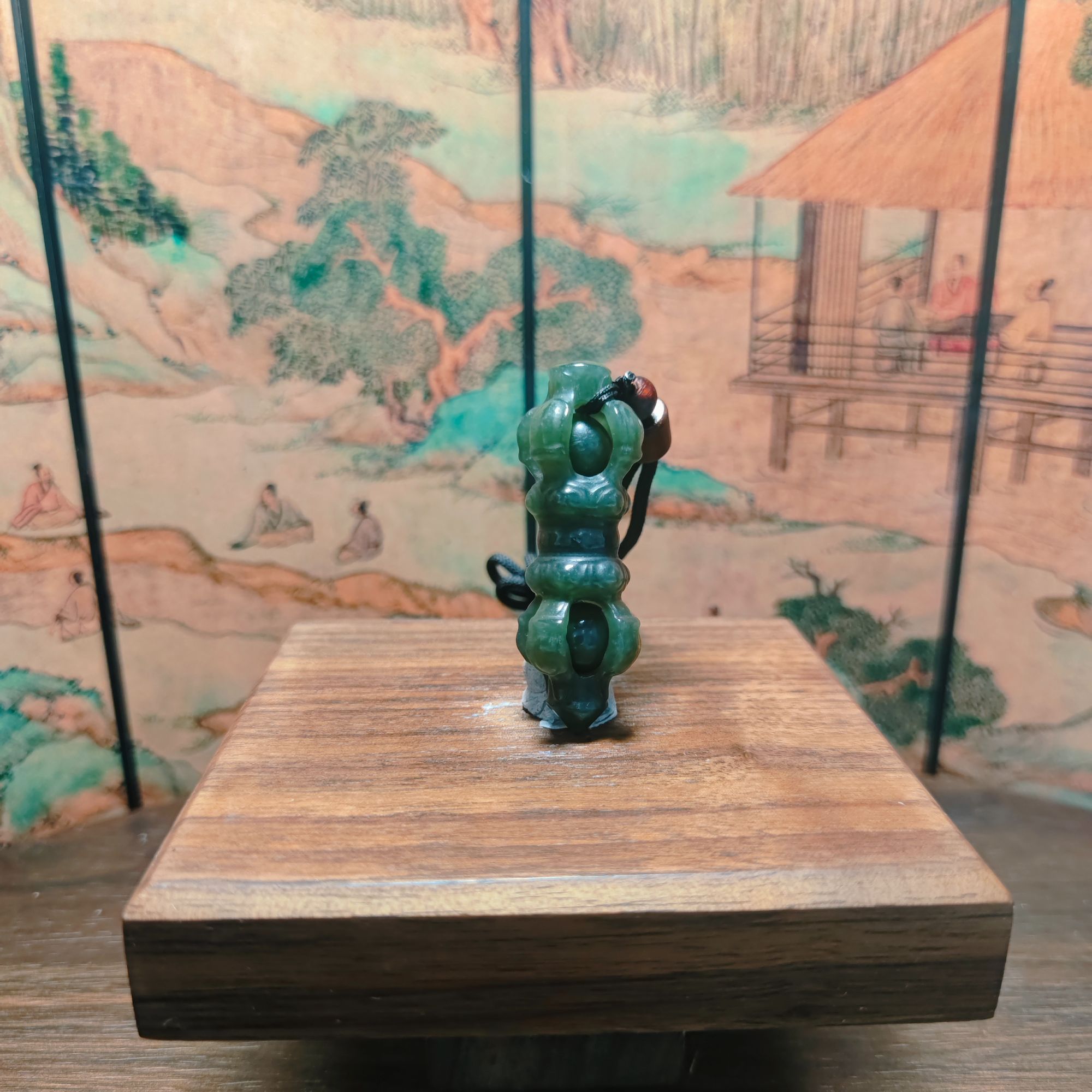 A和田玉降魔杵吊坠0485