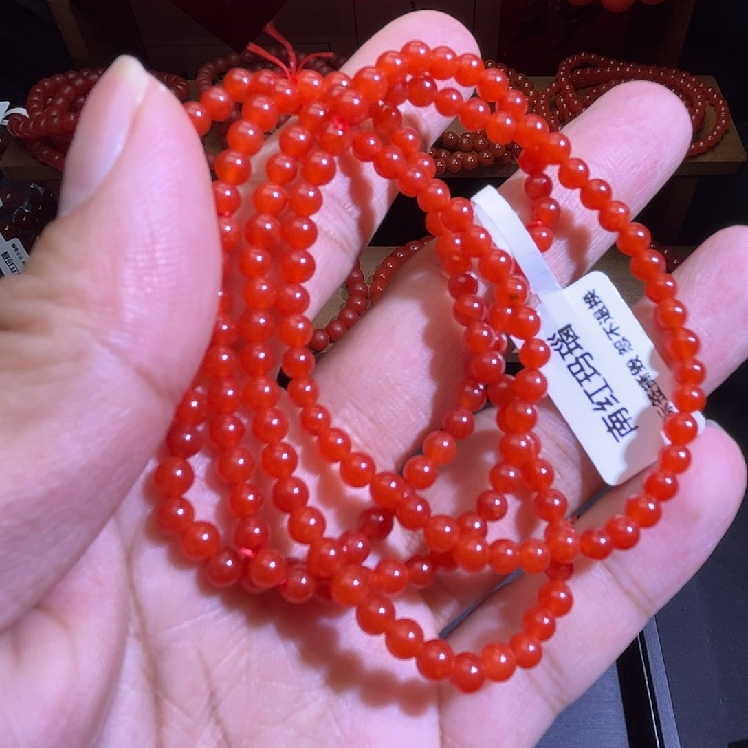 手链未镶嵌南红玛瑙4多圈