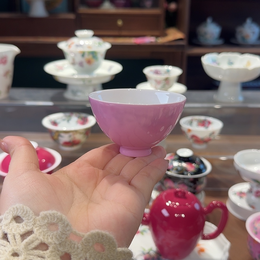 珐琅彩主人杯茶具茶具茶具