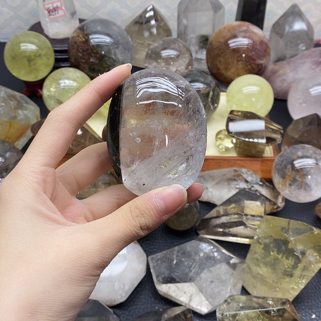 抉***择珠宝半成品水晶未镶嵌43水晶石