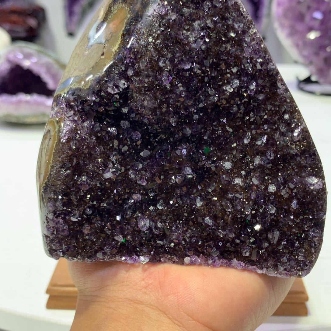 紫晶摆件未镶嵌紫晶108