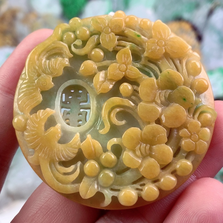 吊坠(不含链)未镶嵌翡翠