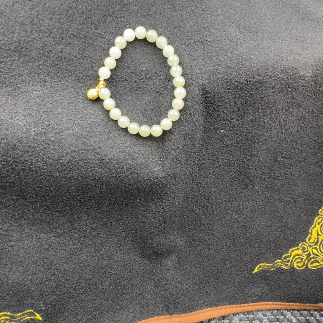 和田玉（糖玉）未镶嵌手链