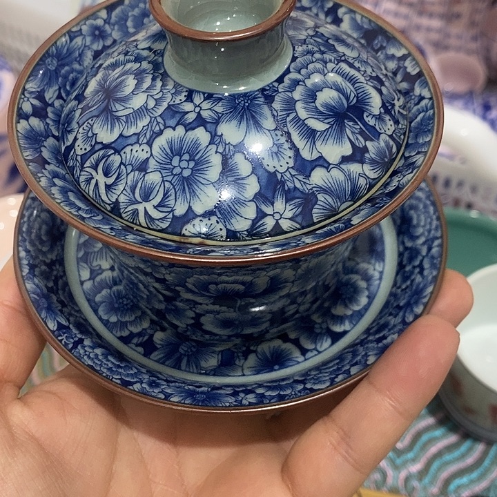 摆件陶景德镇陶瓷主人杯13444