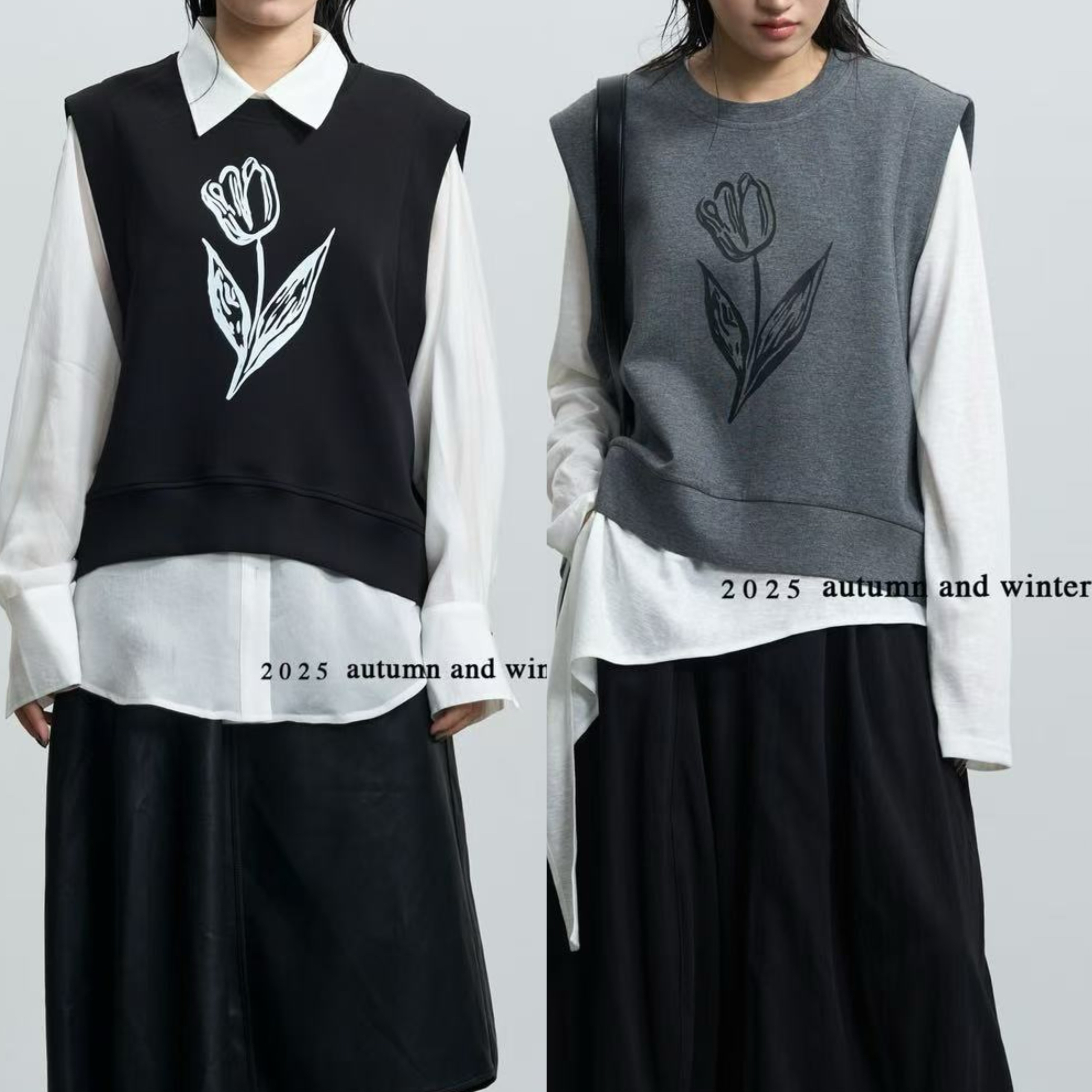 【特价不支持退换】韩系潮流小众设计感宽松棉感马甲秋冬新款女外搭