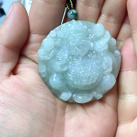 翡翠颈饰未镶嵌天然缅甸翡翠a货