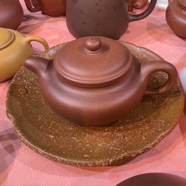 紫砂茶壶底槽青仿古200cc