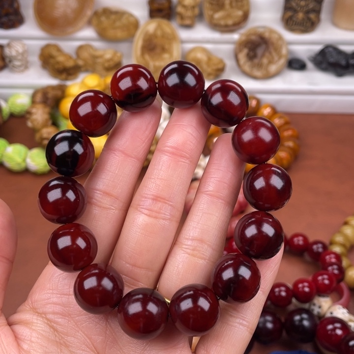 驼骨其他牦牛角圆珠16