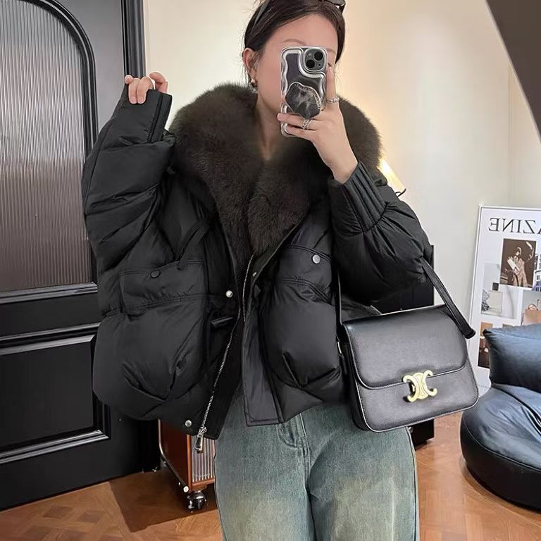 《海宁贵妇》大毛领·奢华外套棉服