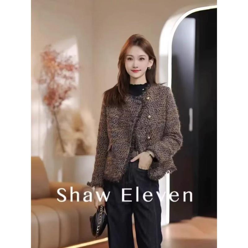 YK S胸96长50 气质小香羽绒服 7478