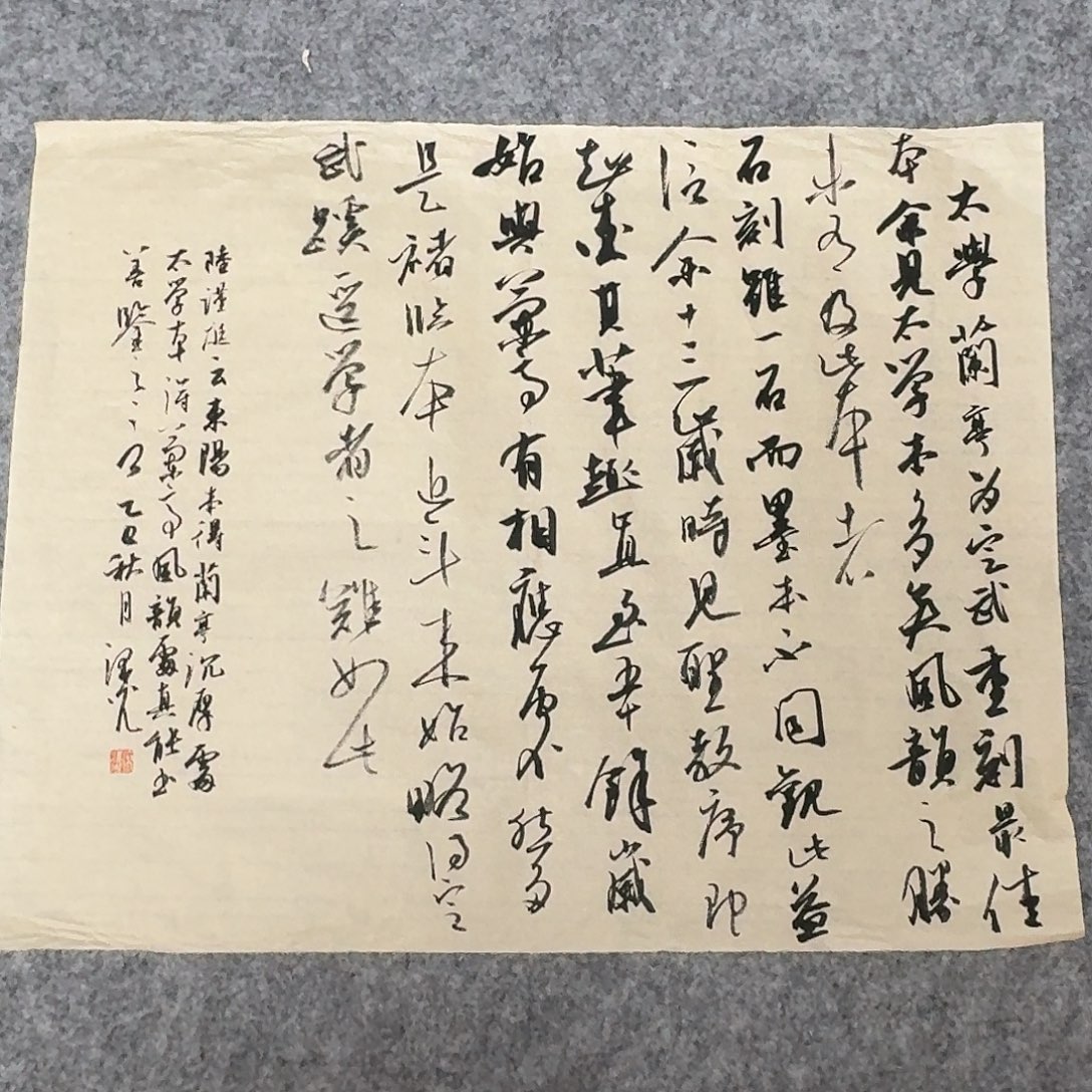 书法国展书家廖泽光48×37