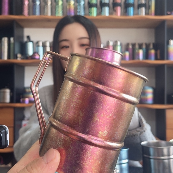 醉***乡钛合金纯钛竹节杯福利