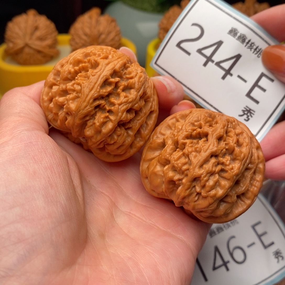 文玩核桃把件大粗筋45