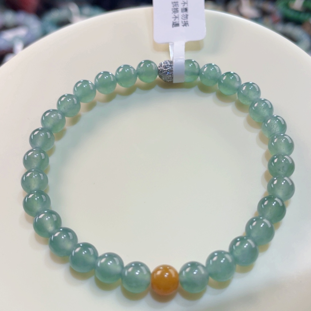 未镶嵌手链翡翠卡6