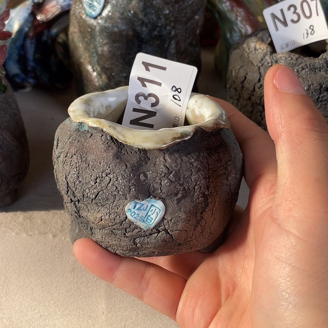 静***默坛子姐花盆 内口5