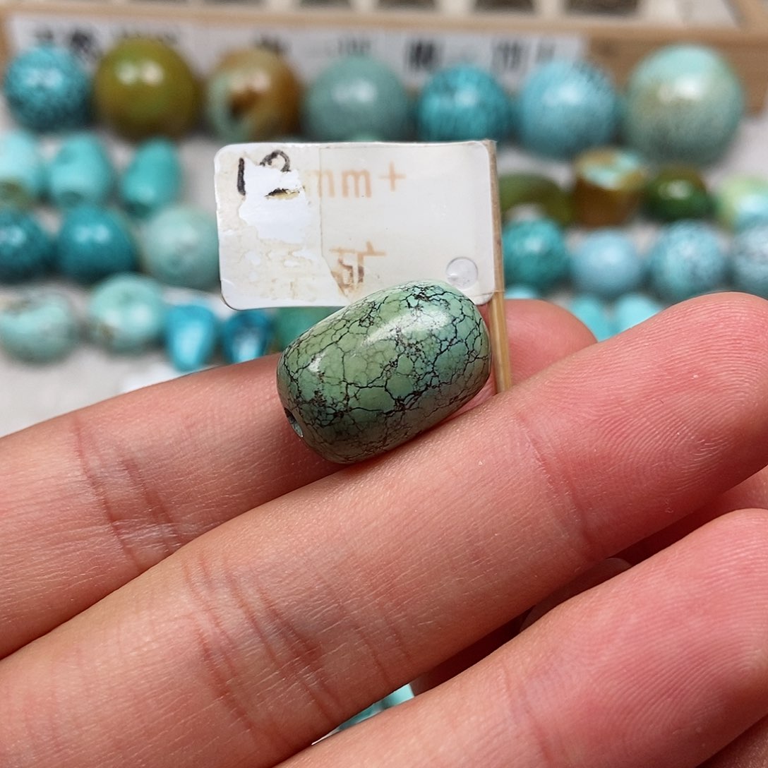 未镶嵌绿松石珠宝半成品