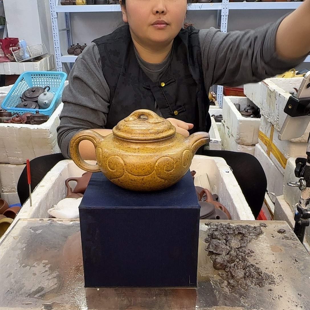 紫砂茶壶宜兴紫砂壶瑕疵处理