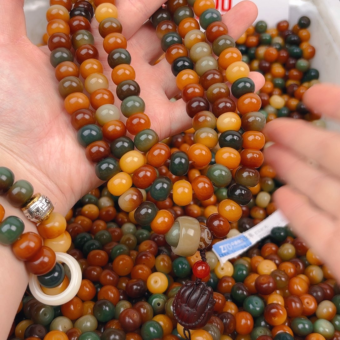 菩提根/象牙果吊坠敦煌佛手款108成品