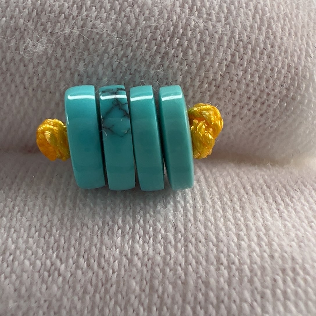 未镶嵌绿松石配饰6*1.5