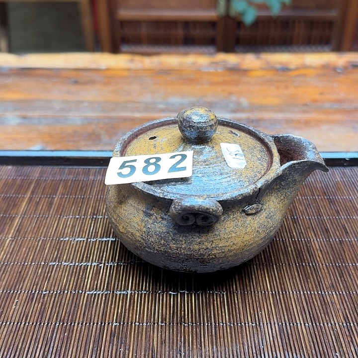 纯手工制作粗陶茶具