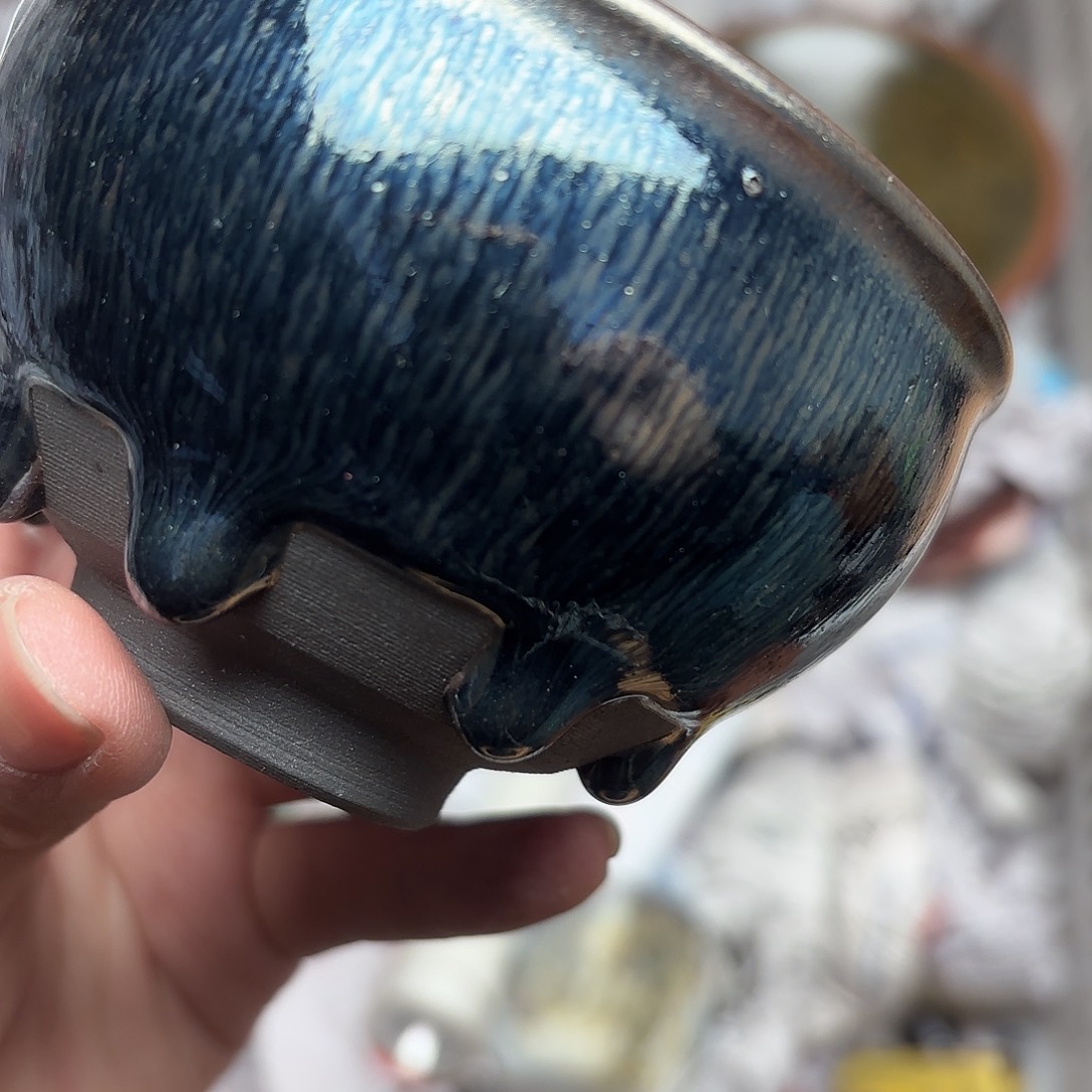 茶盏建盏主人杯一只微瑕