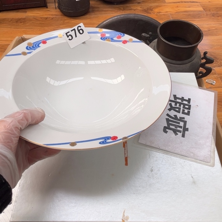 瓷片呀工艺品摆件瓷器摆件正能量