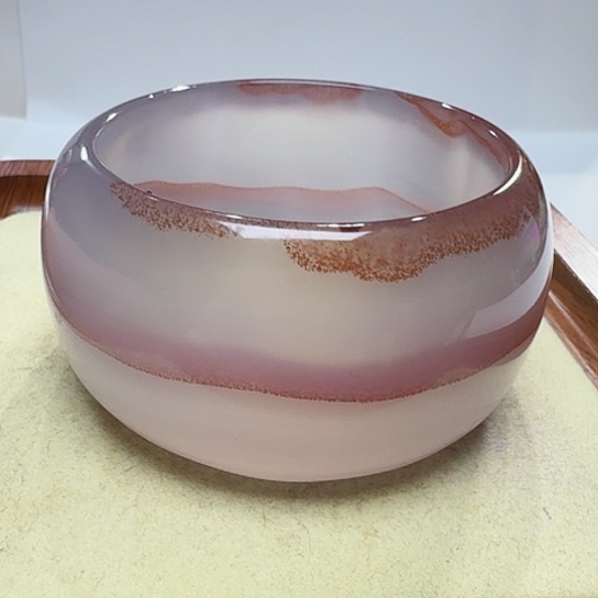 玛瑙/玉髓手镯未镶嵌叽***?