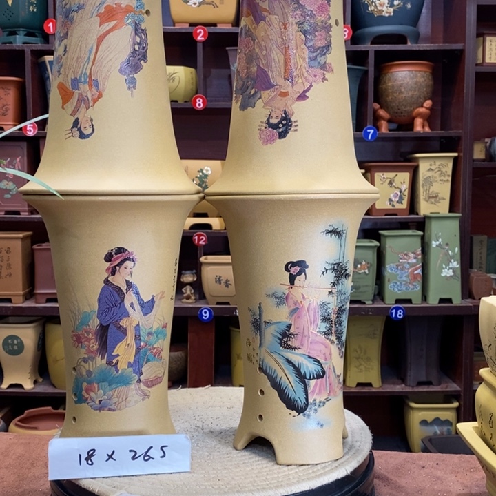 紫砂花盆紫砂陶艺