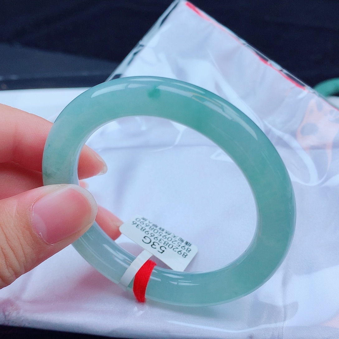 翡翠手镯未镶嵌天然缅甸翡翠A货手镯 