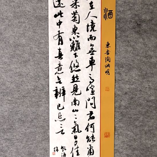 书法28*96厘米手写书法