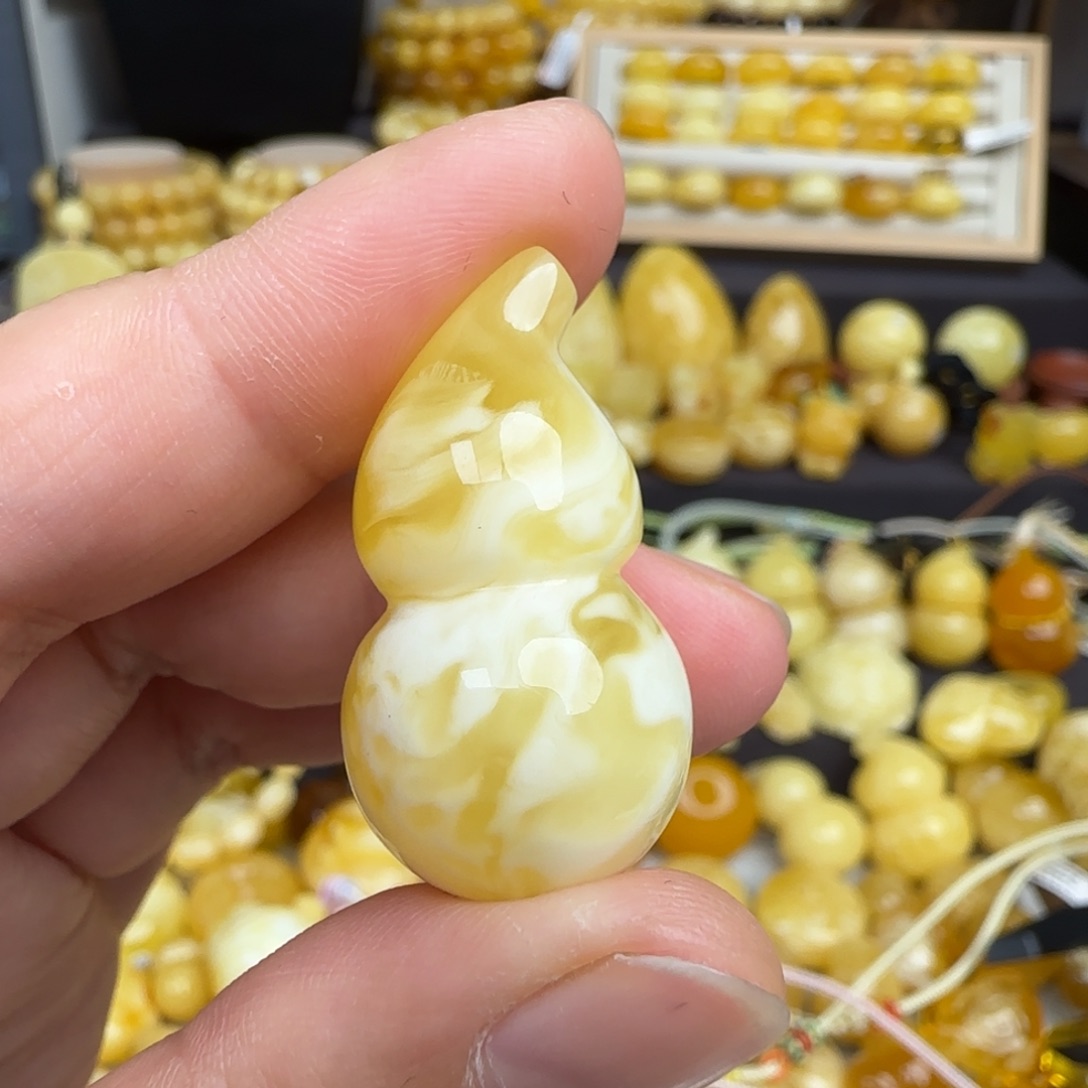 未镶嵌吊坠(不含链)蜜蜡知**乐蜜蜡葫芦