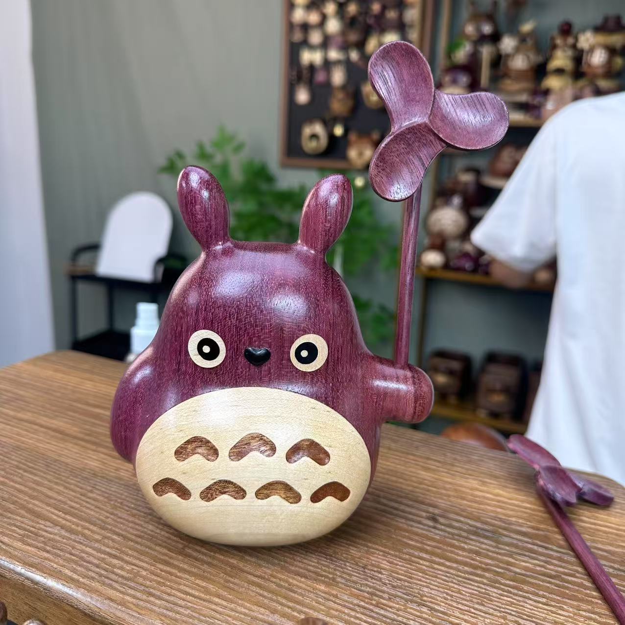 【瑕疵】紫罗兰大大大龙猫摆件瑕疵处理一物一拍不退不换