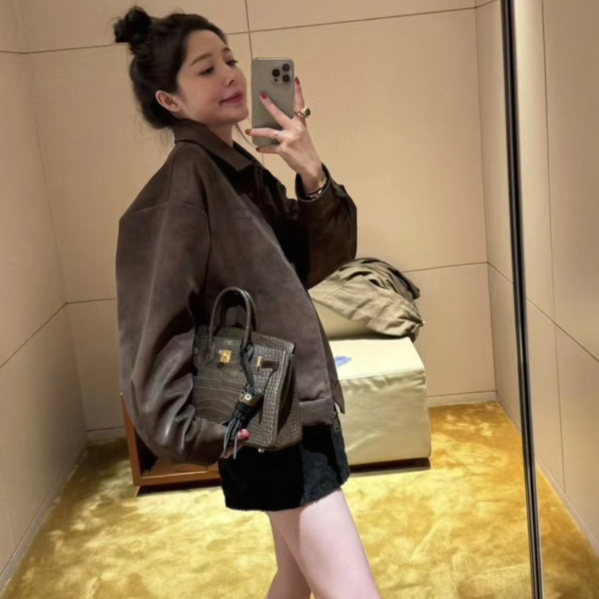 BETTER JOELY -【轻暖秋披】时尚外套宽松韩版百搭通勤风Z4896