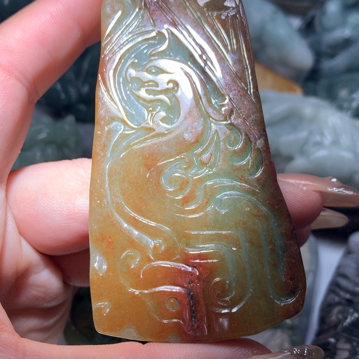 翡翠未镶嵌颈饰保真天然A货翡翠