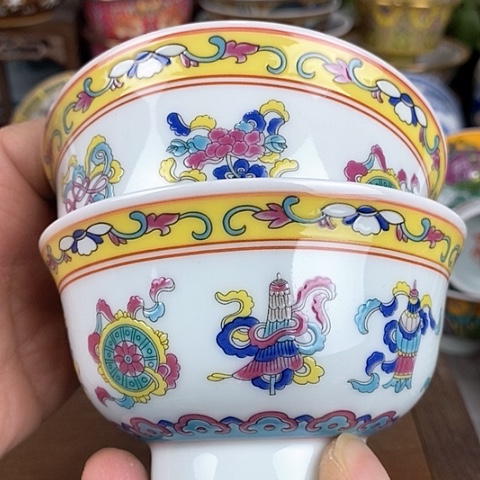 景德镇陶瓷藏式茶碗
