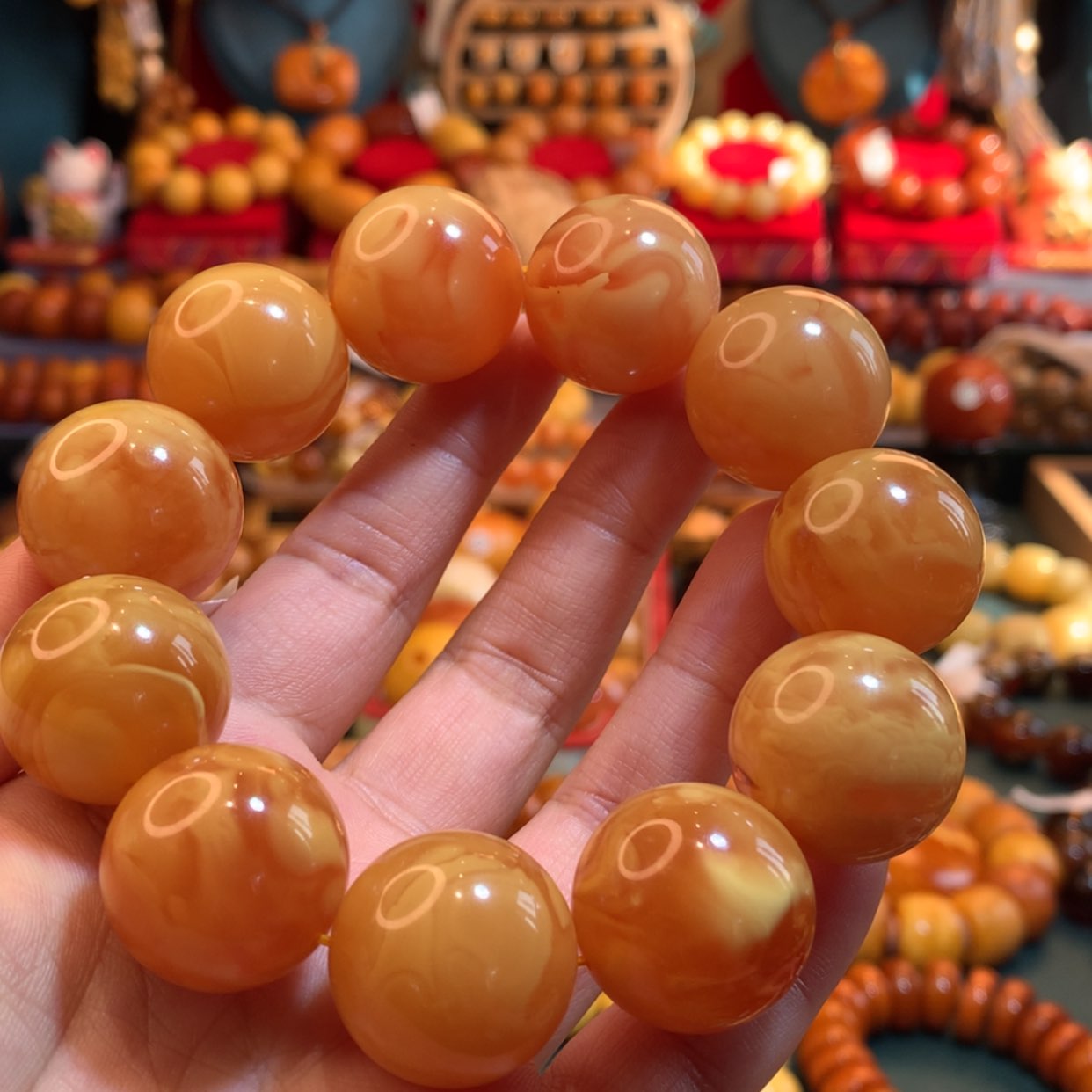 【闪购商品】蜜蜡手串未镶嵌蜜蜡手串