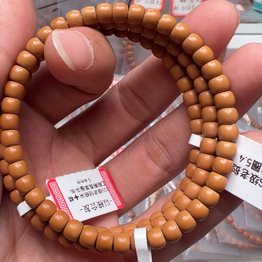 吊坠橄榄核老挝核尖单圈5.4mm