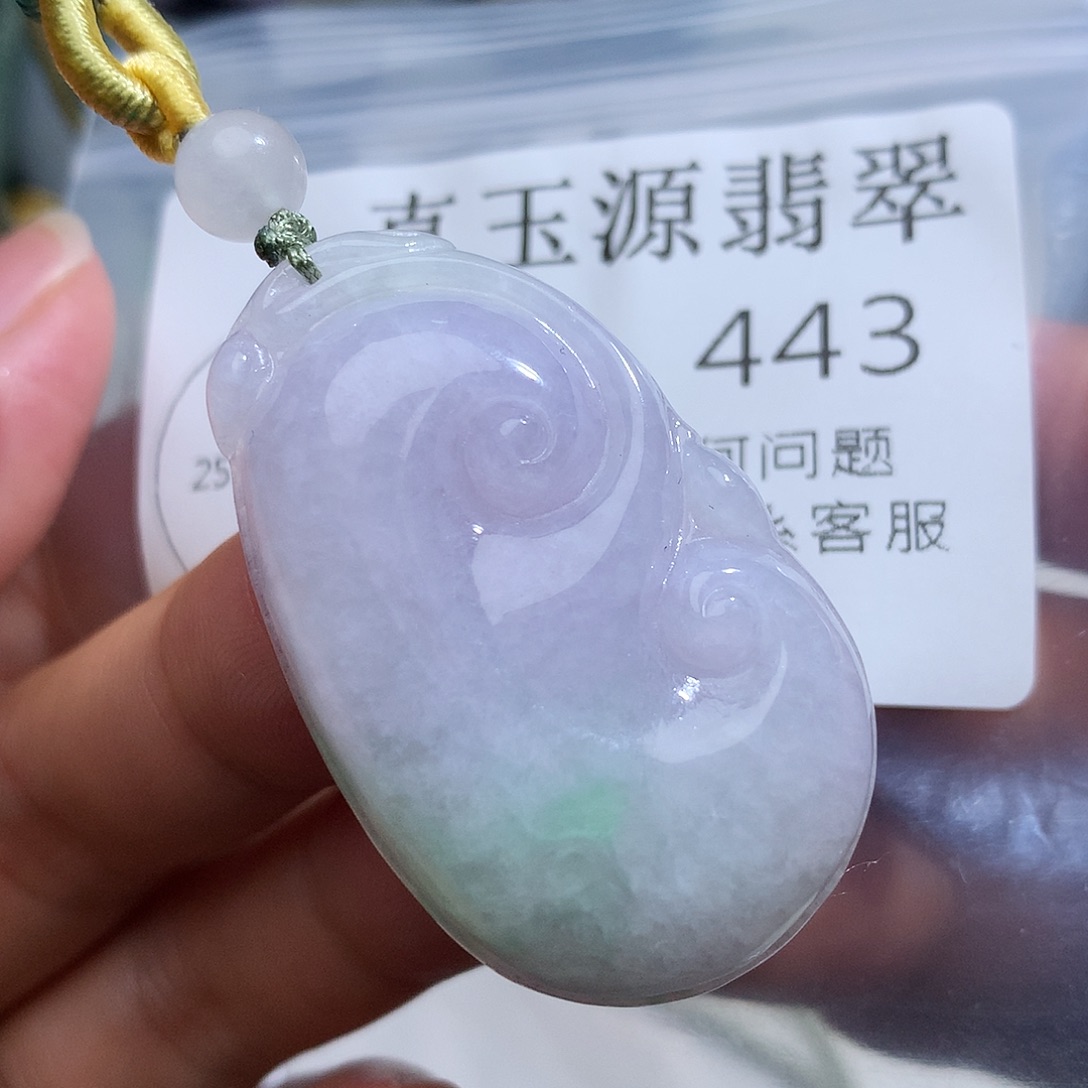 翡翠未镶嵌颈饰443