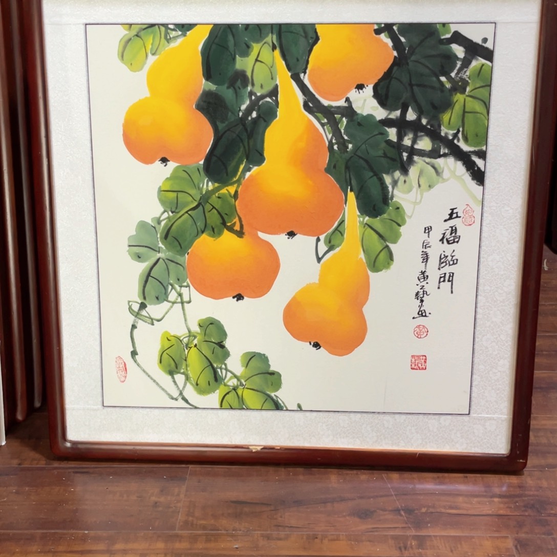 国画带框尺寸63*63厘米