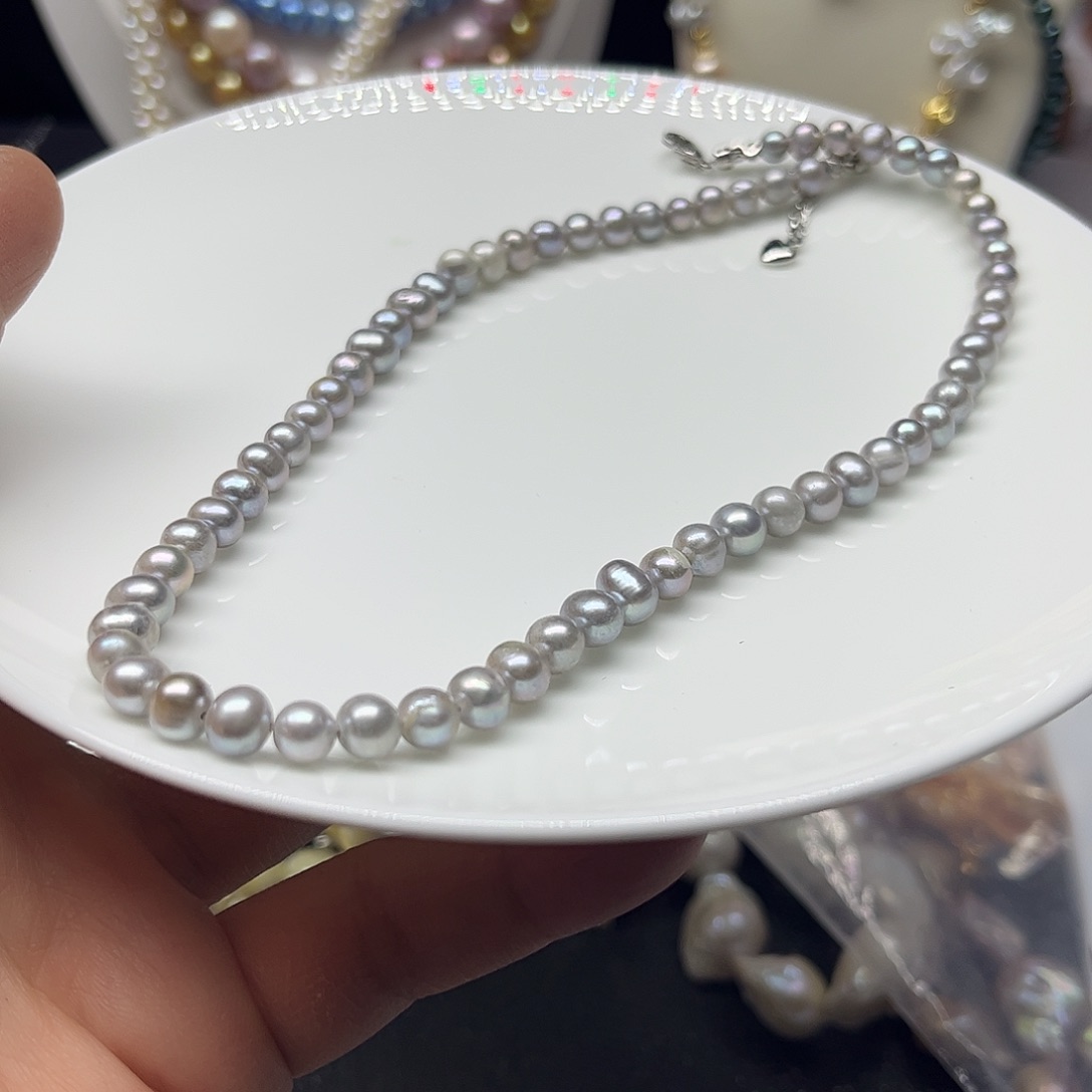 淡水珍珠未镶嵌颈饰