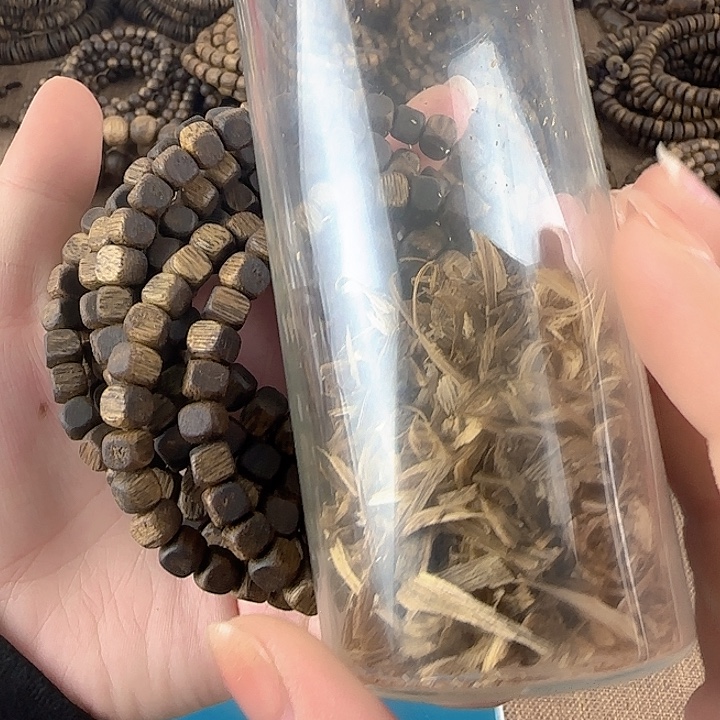 沉香碎屑沉香奇楠沉香张勺子06圆珠单多样性发一