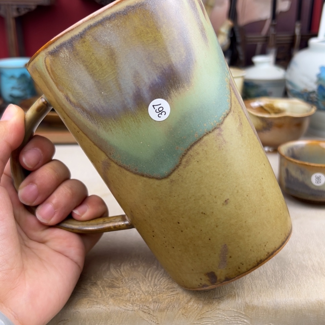 杯纯手工柴烧主人杯