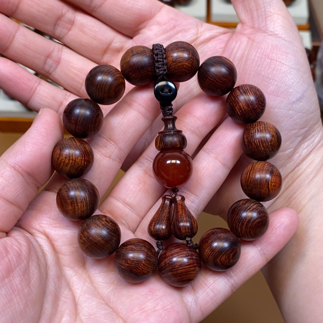 黄花梨/降香黄檀手串/手链民*～海南黄花梨