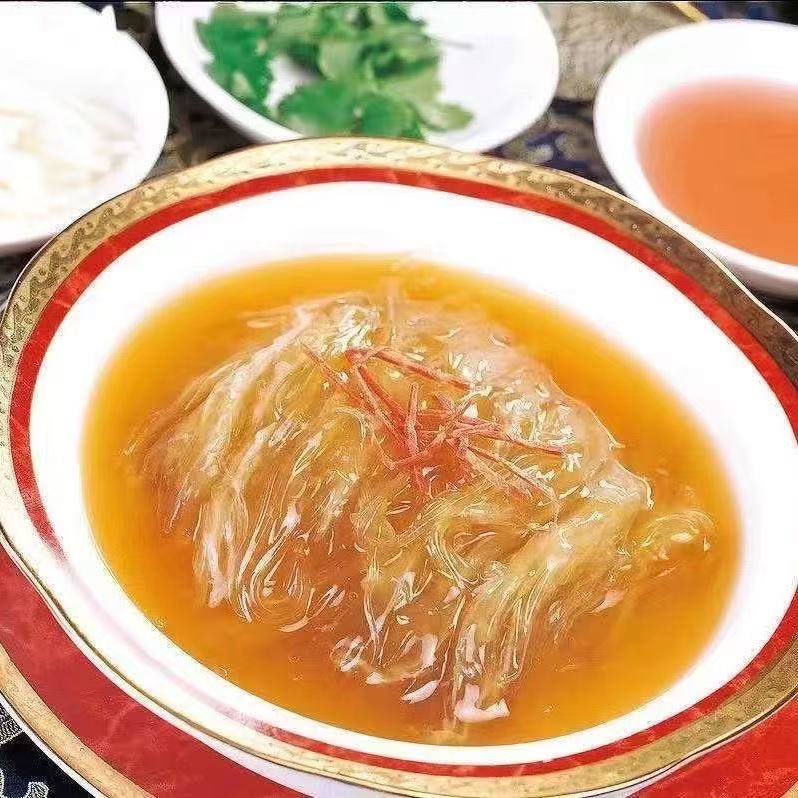 精选湖赤条.......椰香花胶桃胶即食粥