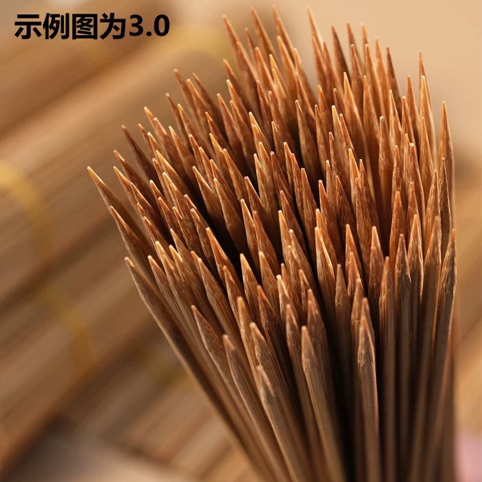 特硬竹签3.0×30厘米长