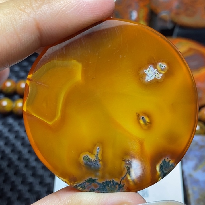 玛瑙/玉髓颈饰未镶嵌人****狼