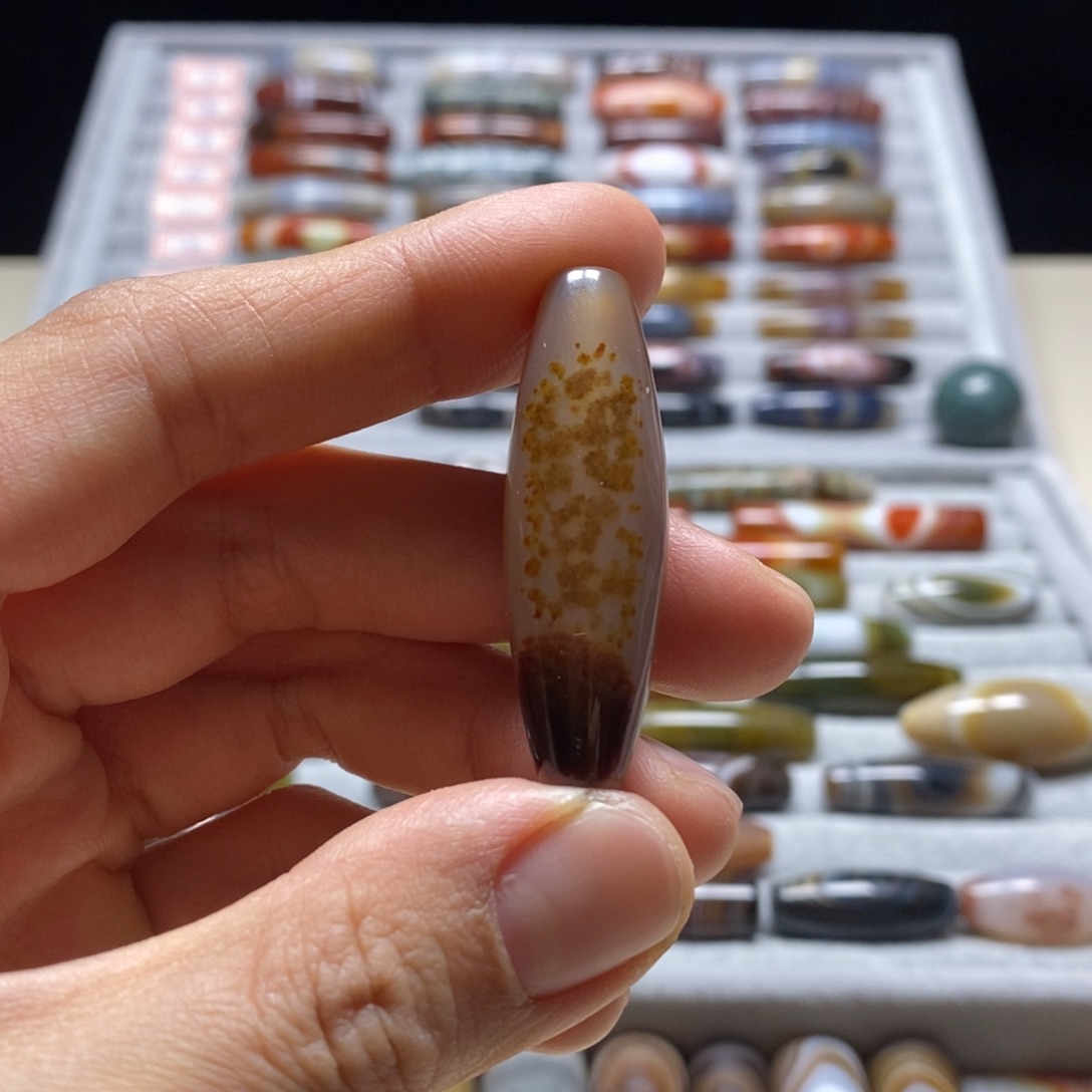 玛瑙/玉髓散珠天珠