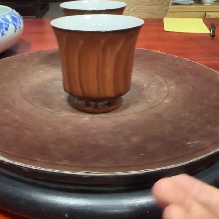 陶景德镇陶瓷艺术杯两个